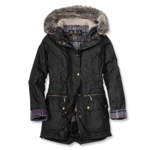 Barbour Kensall waxed Parka size 4